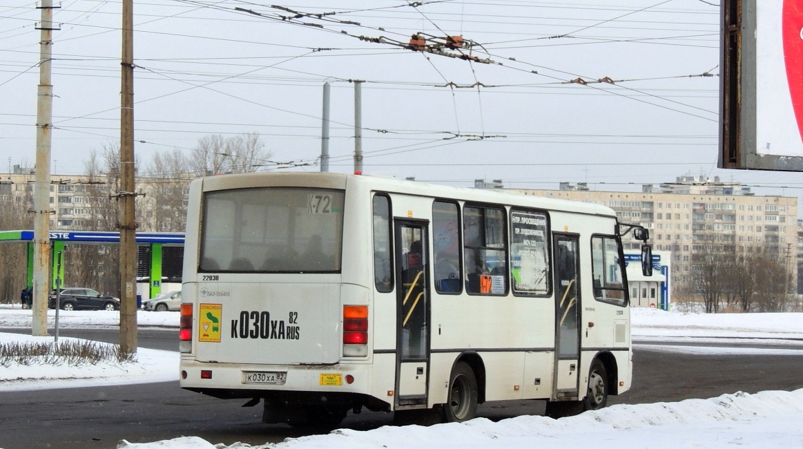 Санкт-Петербург, ПАЗ-320402-05 № К 030 ХА 82