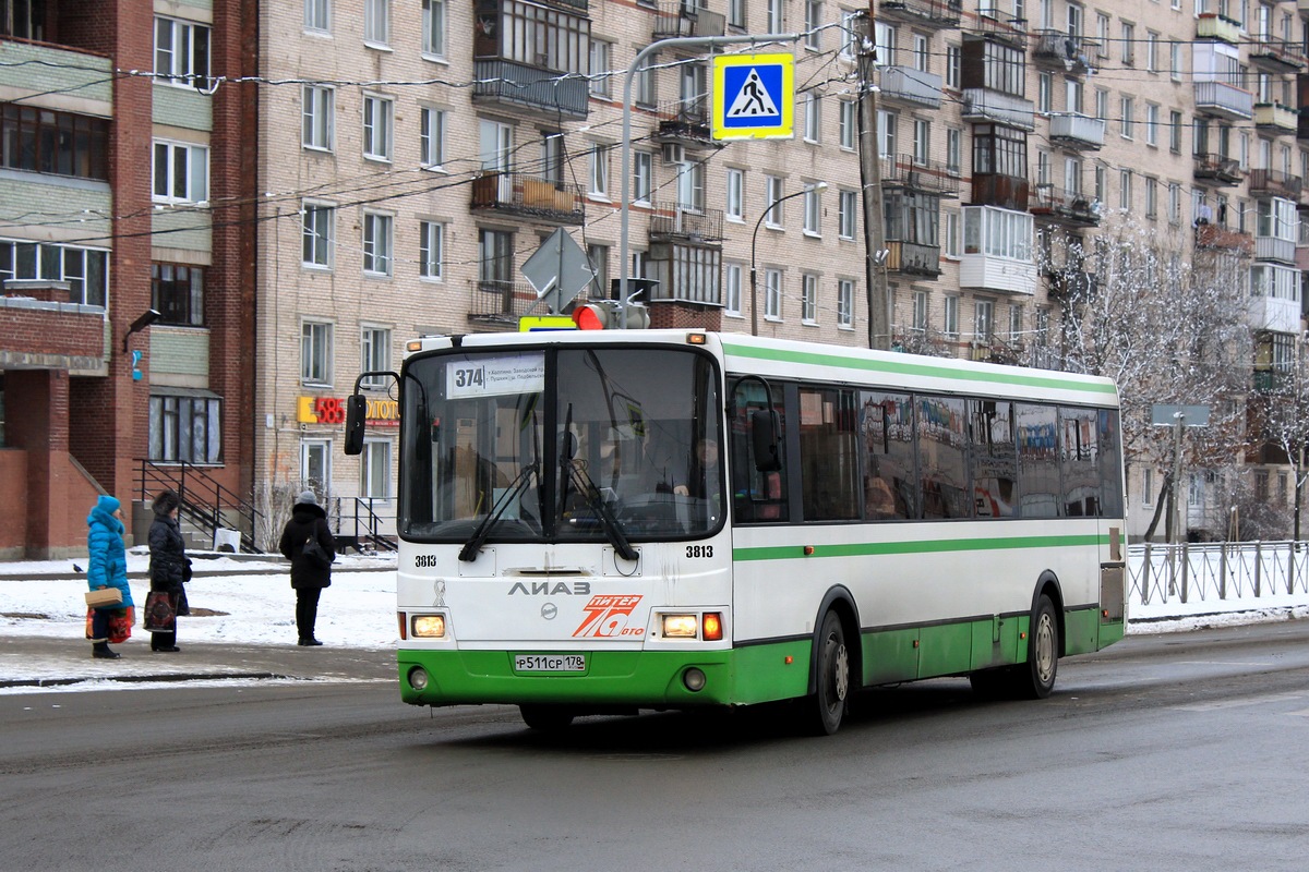 Санкт-Петербург, ЛиАЗ-5293.60 № 3813