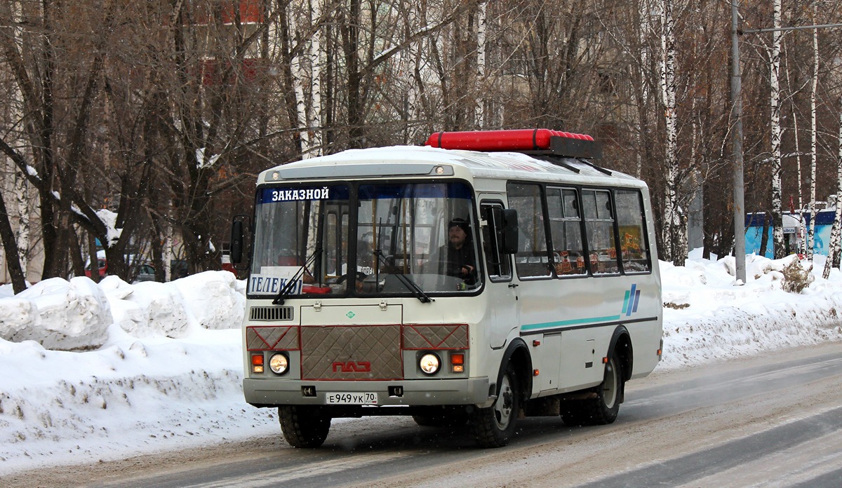 Томская область, ПАЗ-32053 № Е 949 УК 70