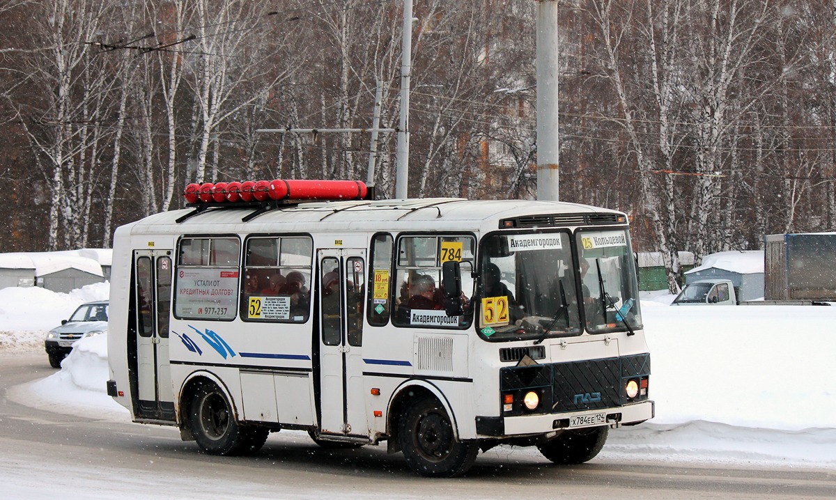 Томская область, ПАЗ-32054 № Х 784 ЕЕ 124