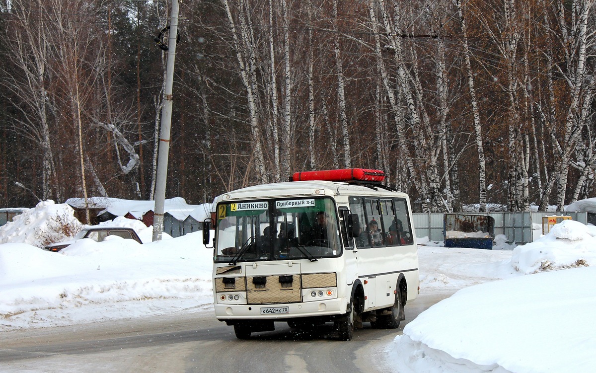 Томская область, ПАЗ-32054 № К 642 МК 70