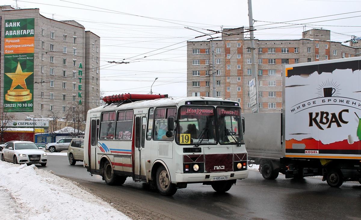 Томская область, ПАЗ-32051-110 № Р 485 АМ 70