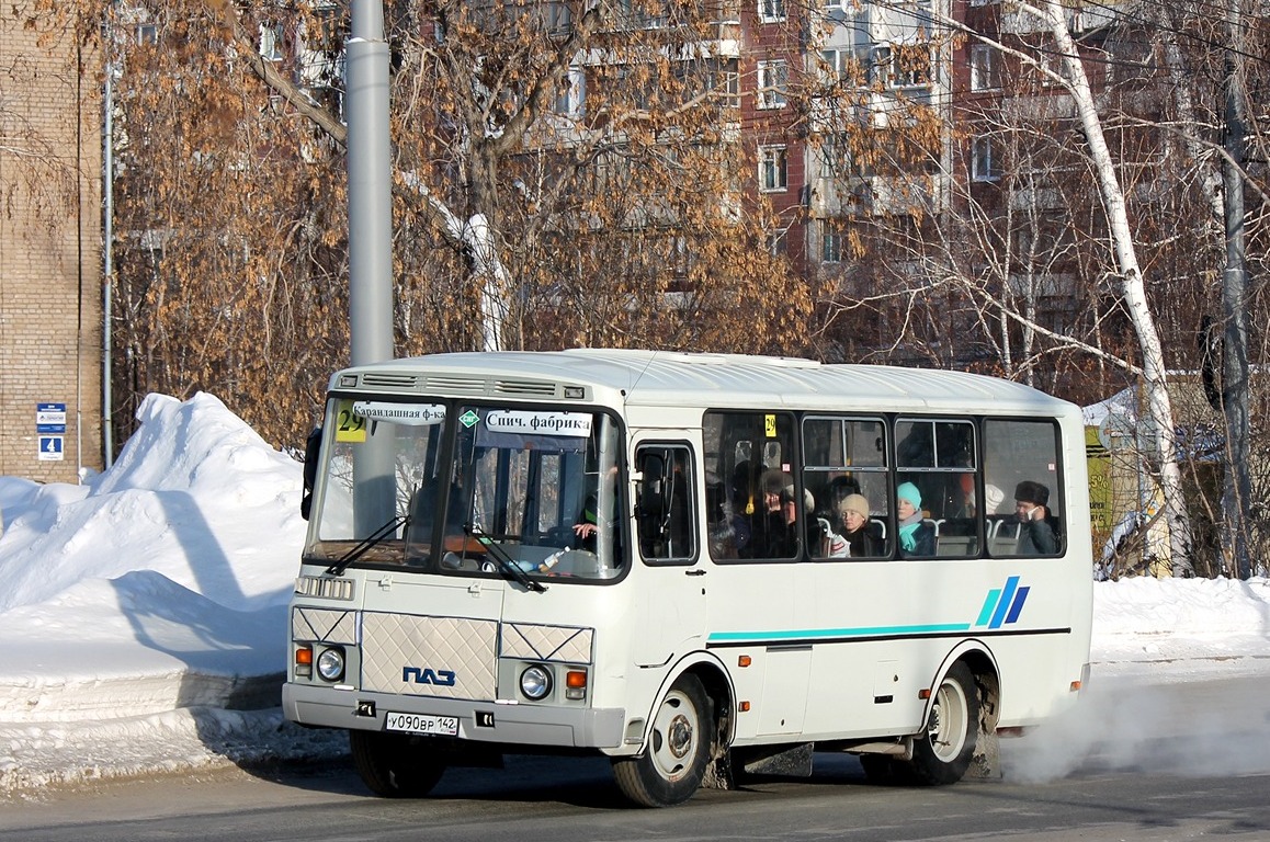 Томская область, ПАЗ-32053 № У 090 ВР 142