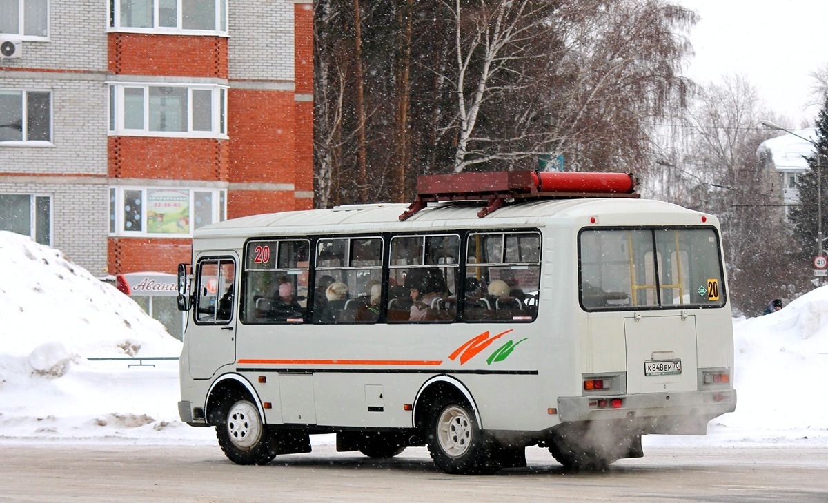 Томская область, ПАЗ-32054 № К 848 ЕМ 70