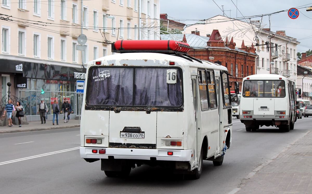 Томская область, ПАЗ-32054 № Н 938 СО 70