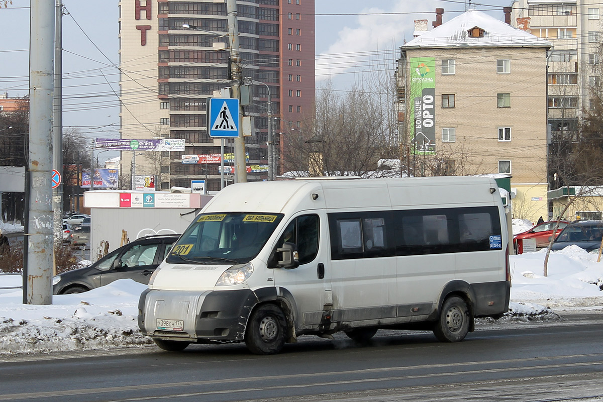 Челябинская область, Нижегородец-FST613 (FIAT Ducato) № У 398 СН 174