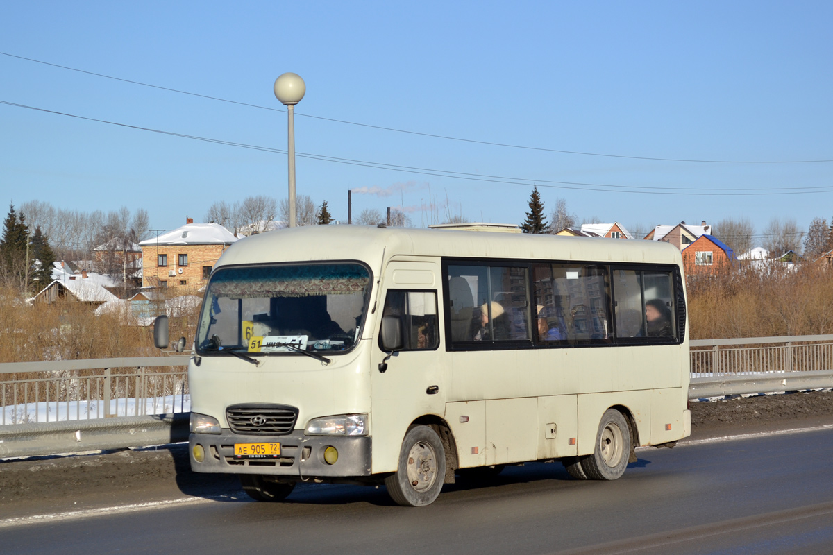 Тюменская область, Hyundai County SWB C08 (РЗГА) № АЕ 905 72