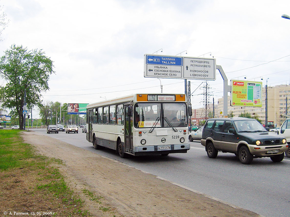 Санкт-Петербург, ЛиАЗ-5256.00-11 № 5228