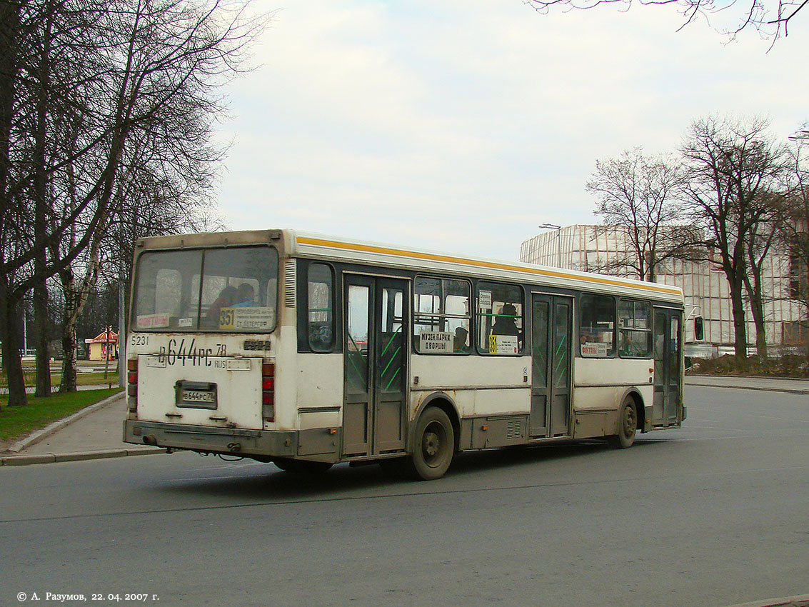 Санкт-Петербург, ЛиАЗ-5256.00 № 5231