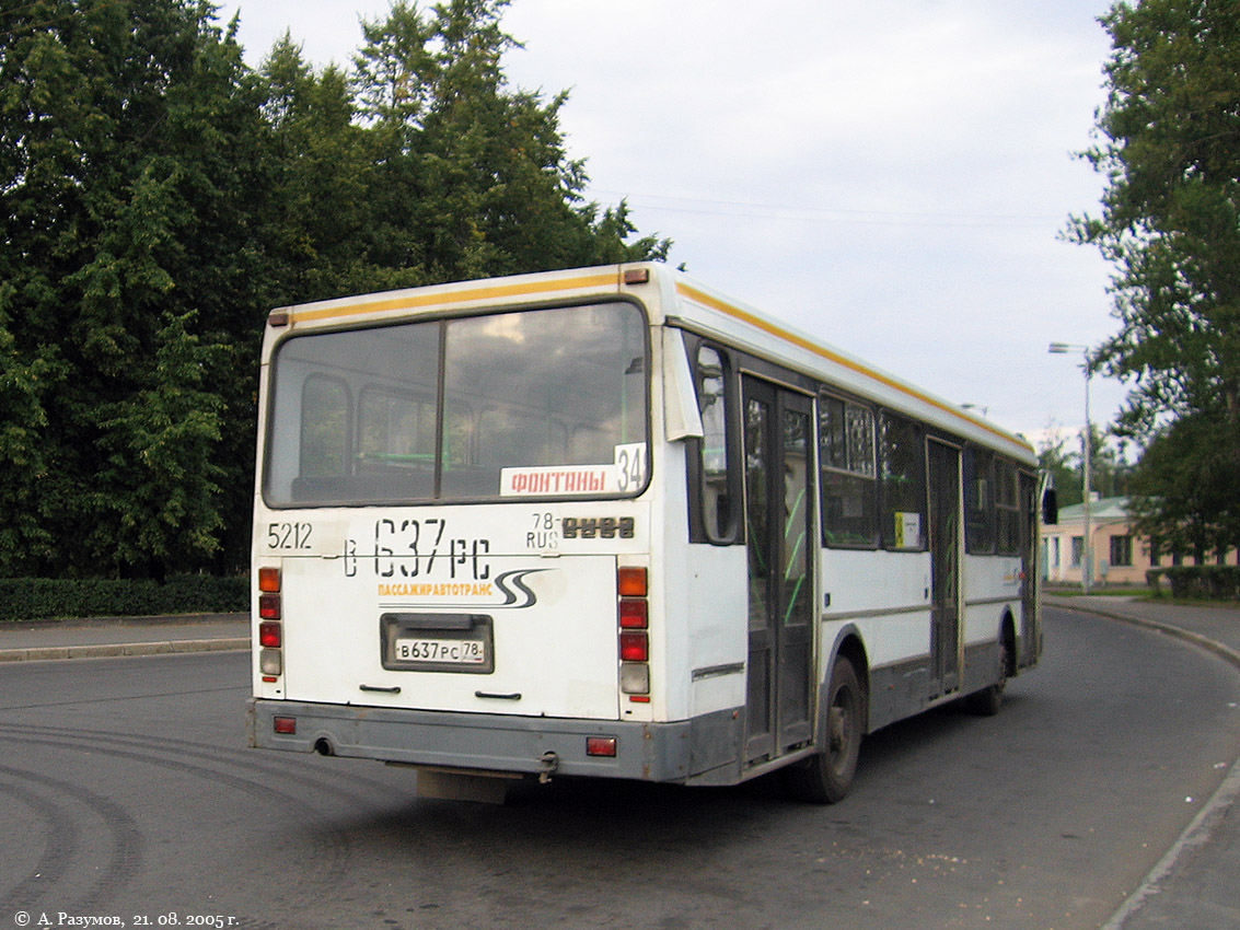 Санкт-Петербург, ЛиАЗ-5256.25 № 5212