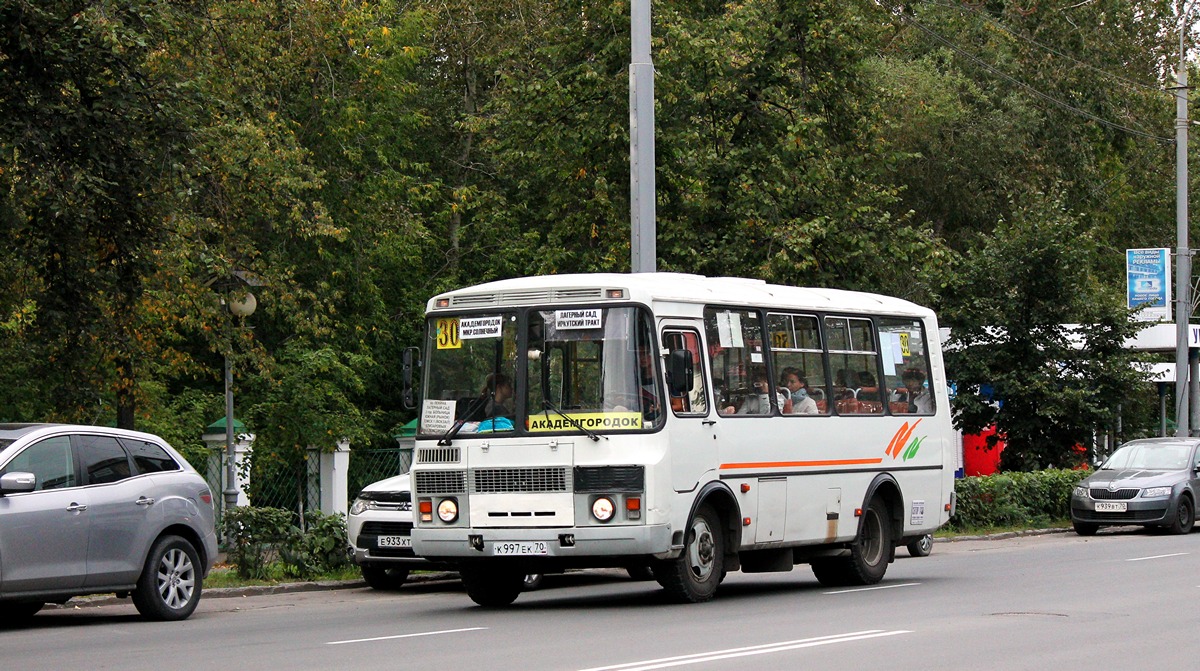 Томская область, ПАЗ-32054 № К 997 ЕК 70