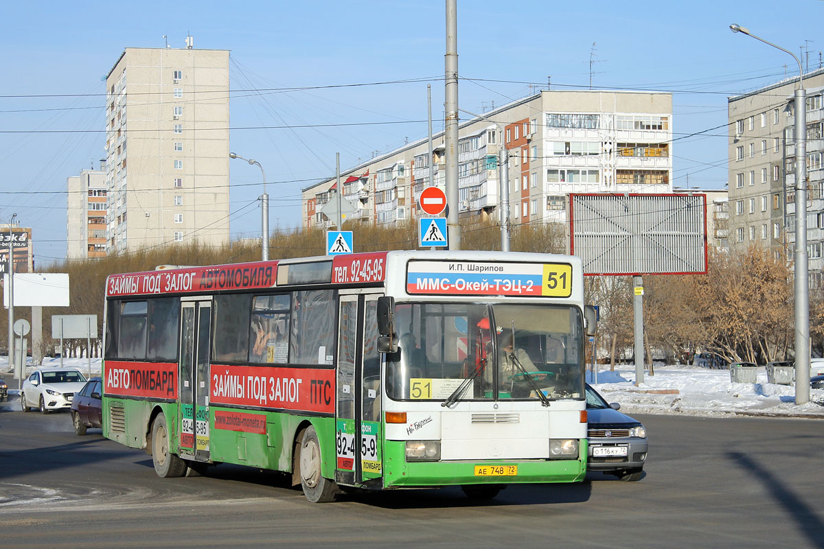 Тюменская область, Mercedes-Benz O405 № АЕ 748 72