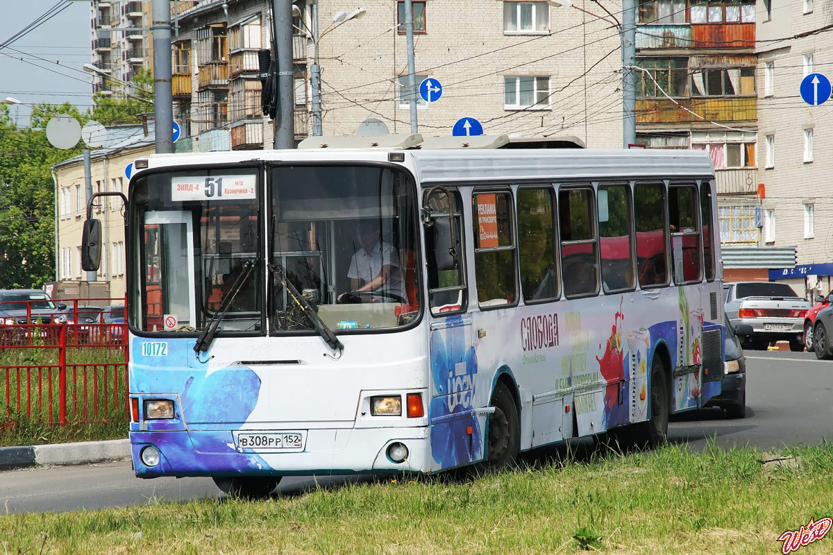 Nizhegorodskaya region, LiAZ-5256.25 Nr. 10172