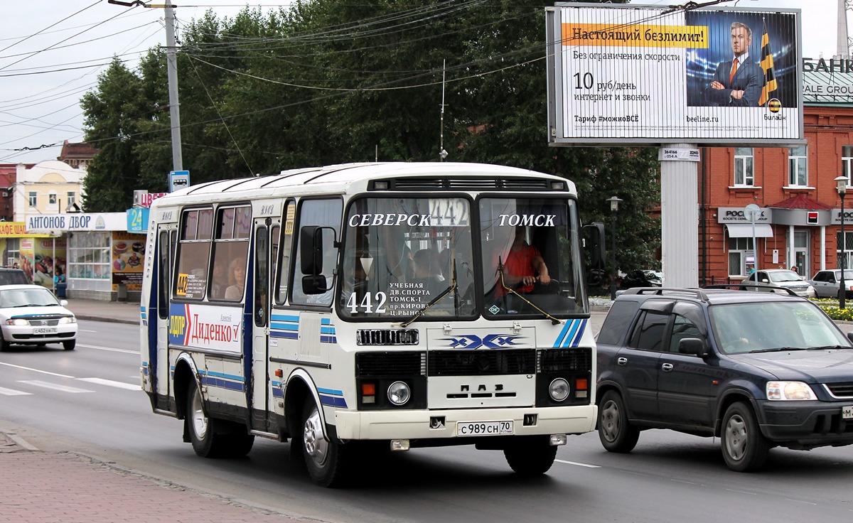 Томская область, ПАЗ-32054 № С 989 СН 70