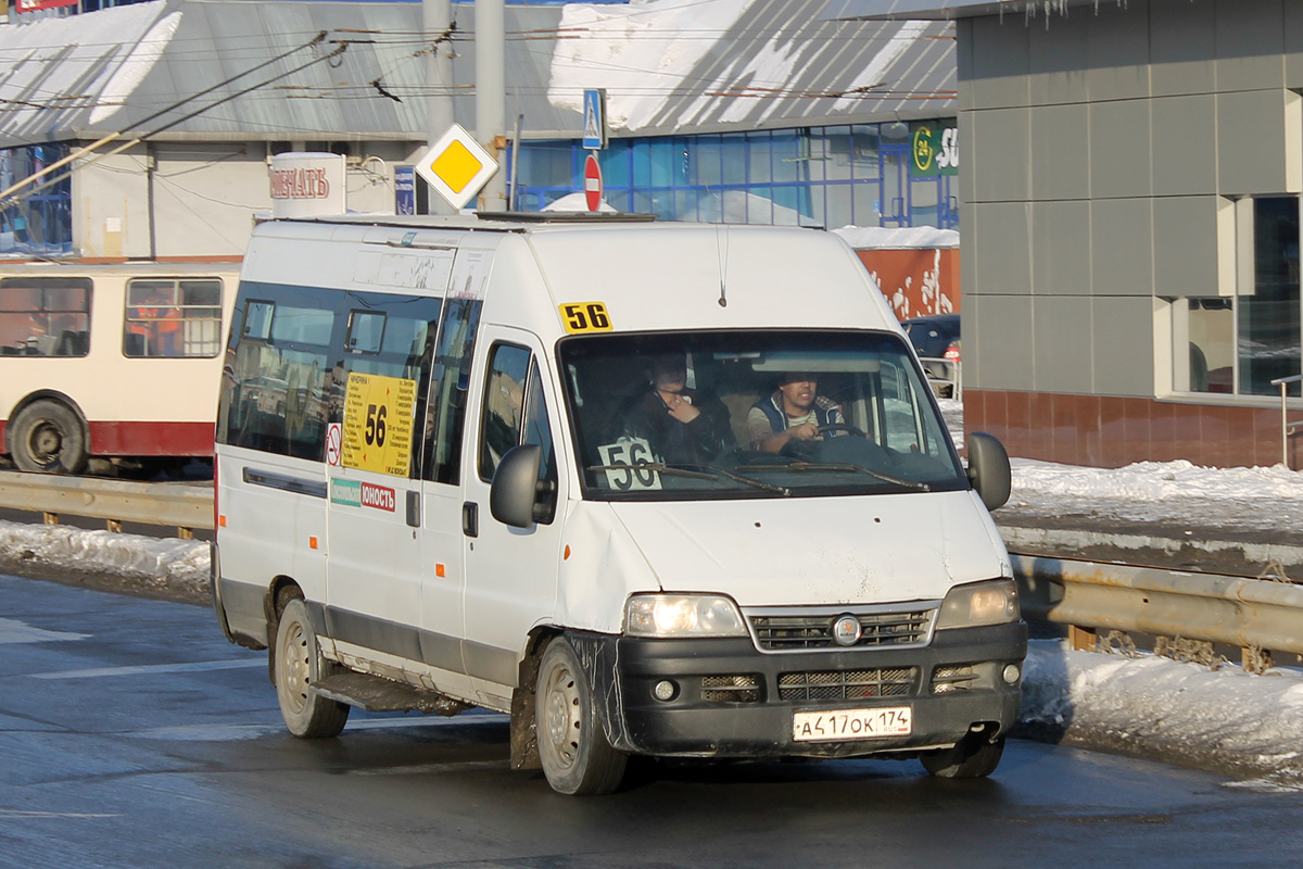 Челябинская область, FIAT Ducato 244 CSMMC-RLL, -RTL № А 417 ОК 174