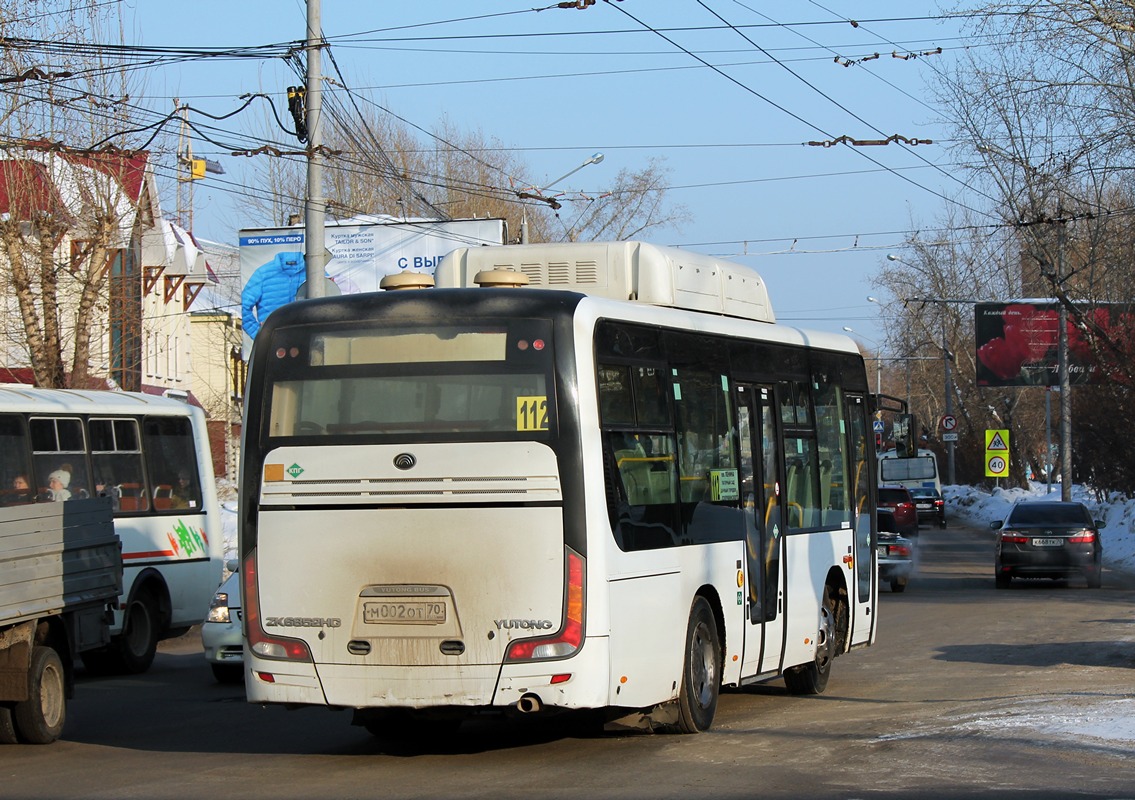 Томская область, Yutong ZK6852HG № М 002 ОТ 70