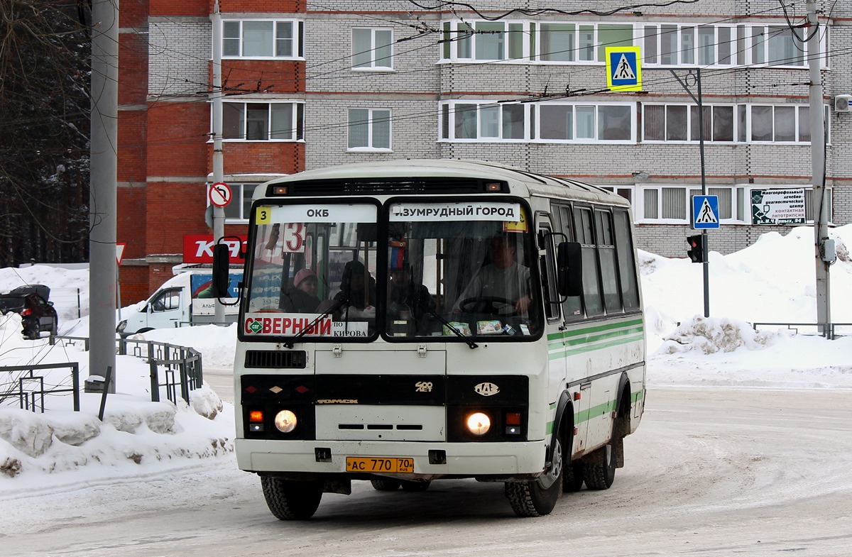 Tomsk region, PAZ-32054 # АС 770 70