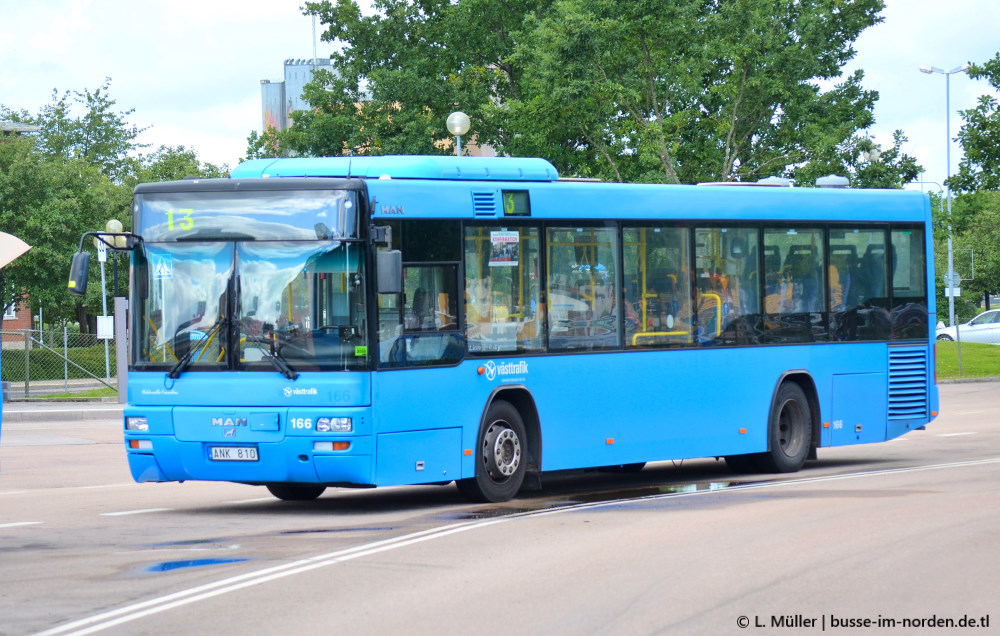 Швеция, MAN A78 Lion's City T EL283 № 166