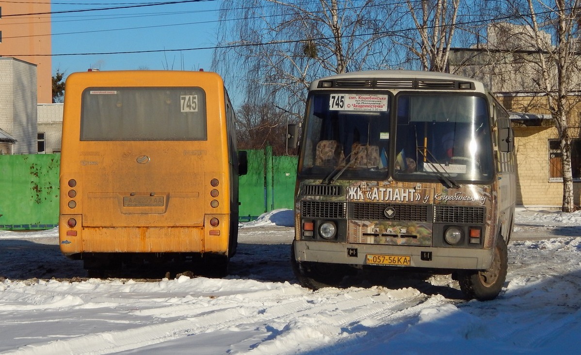 Киев, I-VAN A07A-41 № AA 2299 AA; Киев, ПАЗ-4234 № 057-56 КА