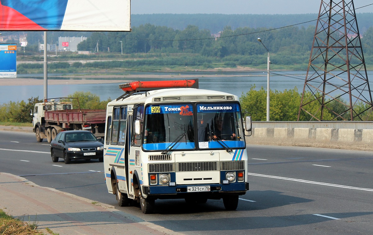 Томская область, ПАЗ-32053 № К 321 СУ 70