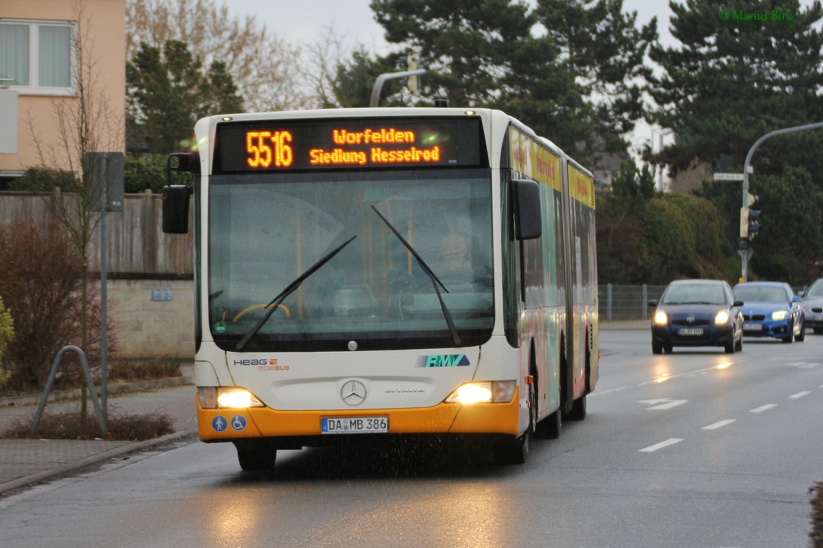 Гессен, Mercedes-Benz O530G Citaro facelift G № 386