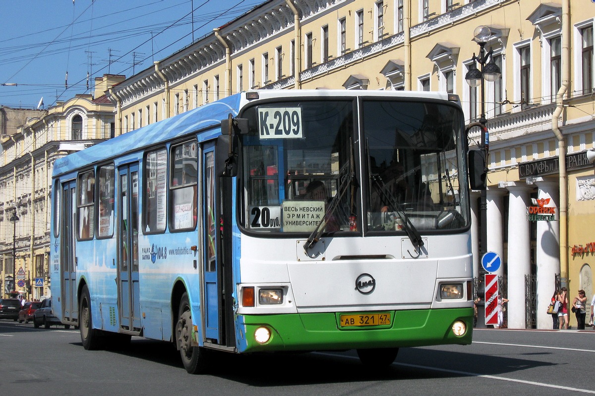 Санкт-Петербург, ЛиАЗ-5256.26 № АВ 321 47