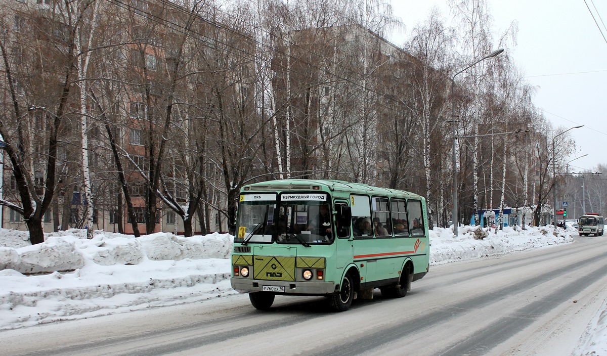 Томская область, ПАЗ-32054 № Е 760 ХХ 70