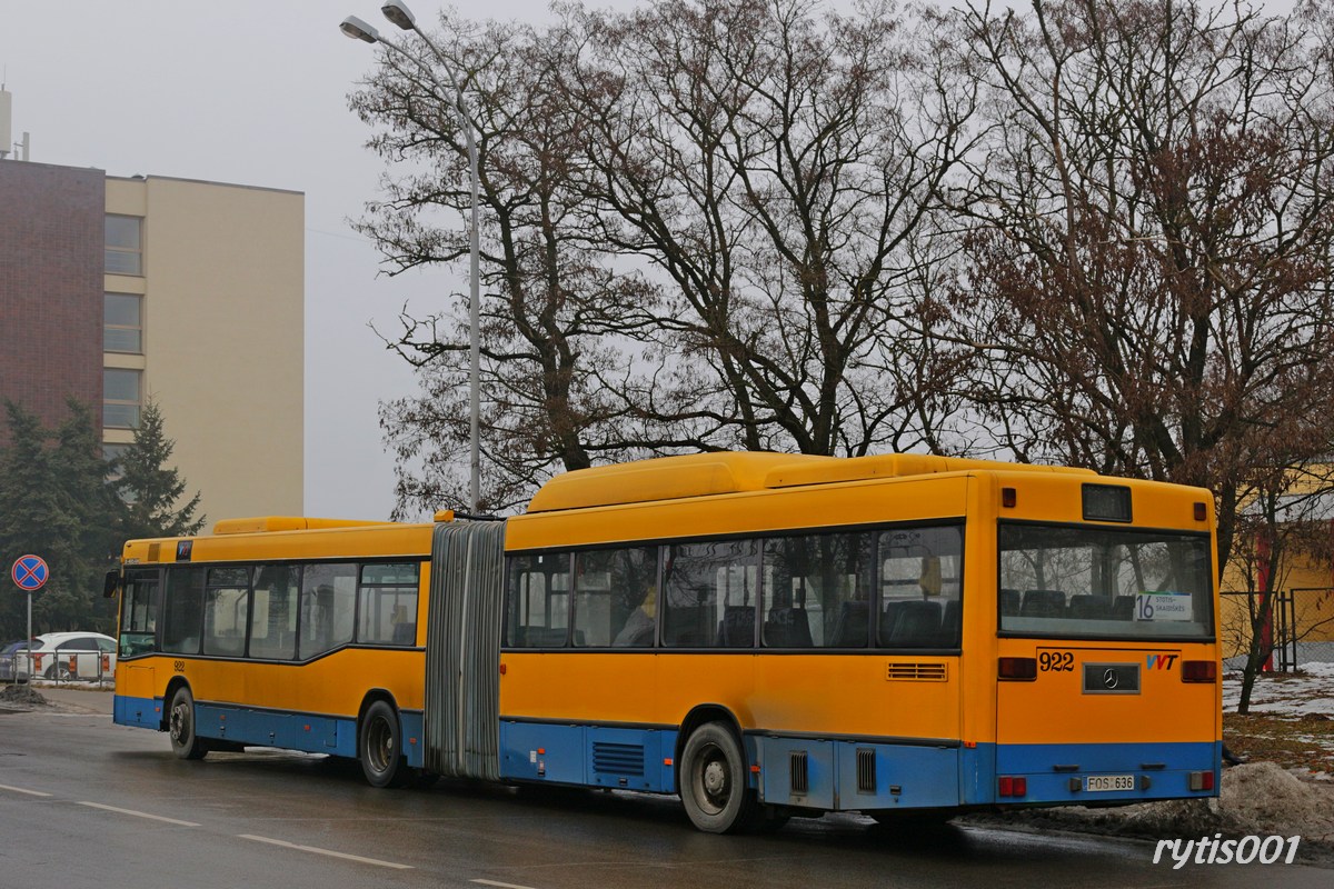 Литва, Mercedes-Benz O405GN2 CNG № 922