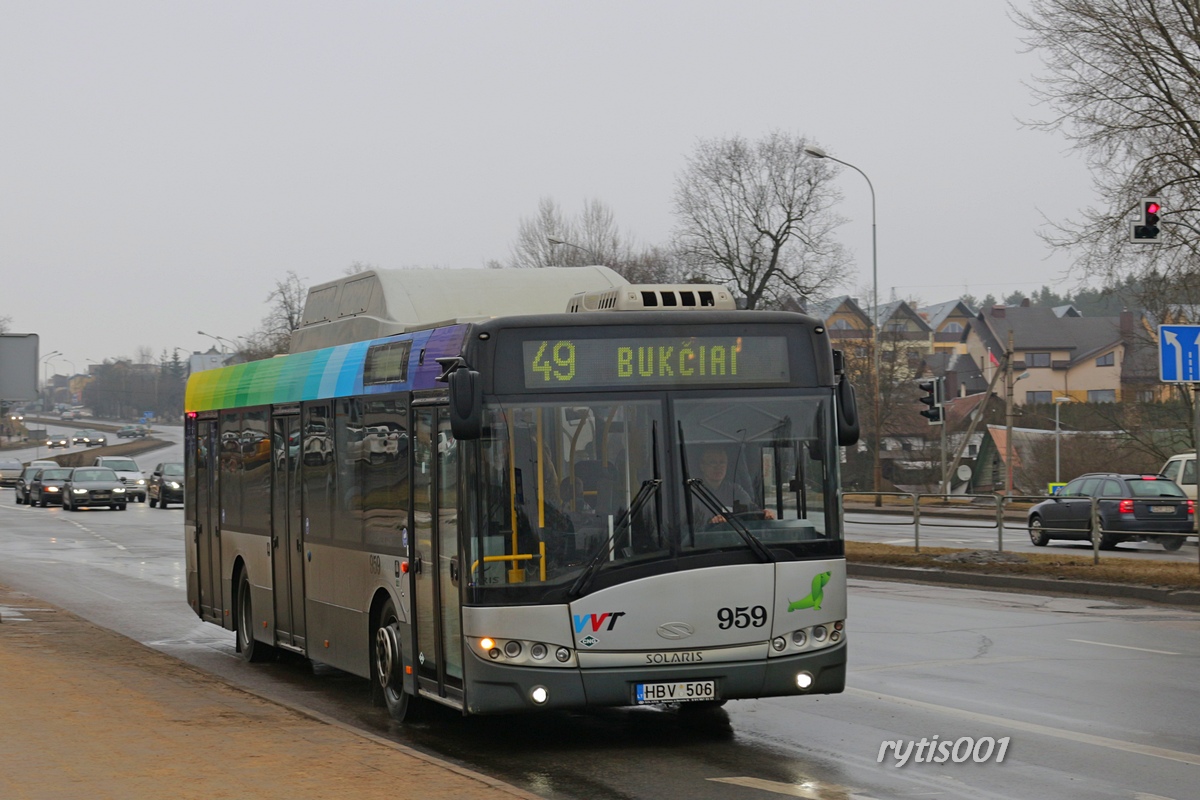 Литва, Solaris Urbino III 12 CNG № 959