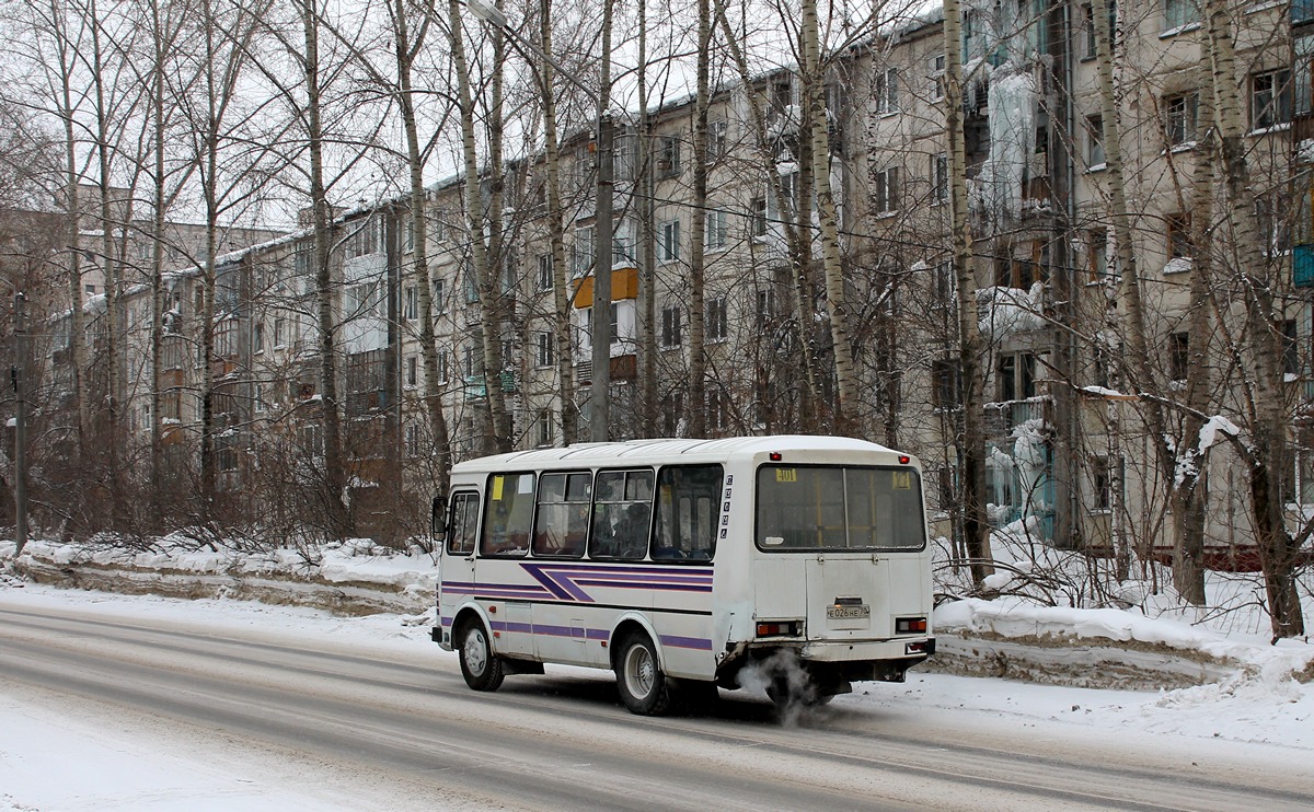 Томская область, ПАЗ-32054 № Е 026 НЕ 70