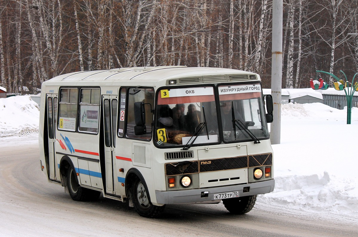 Томская область, ПАЗ-32054 № К 773 ТР 70