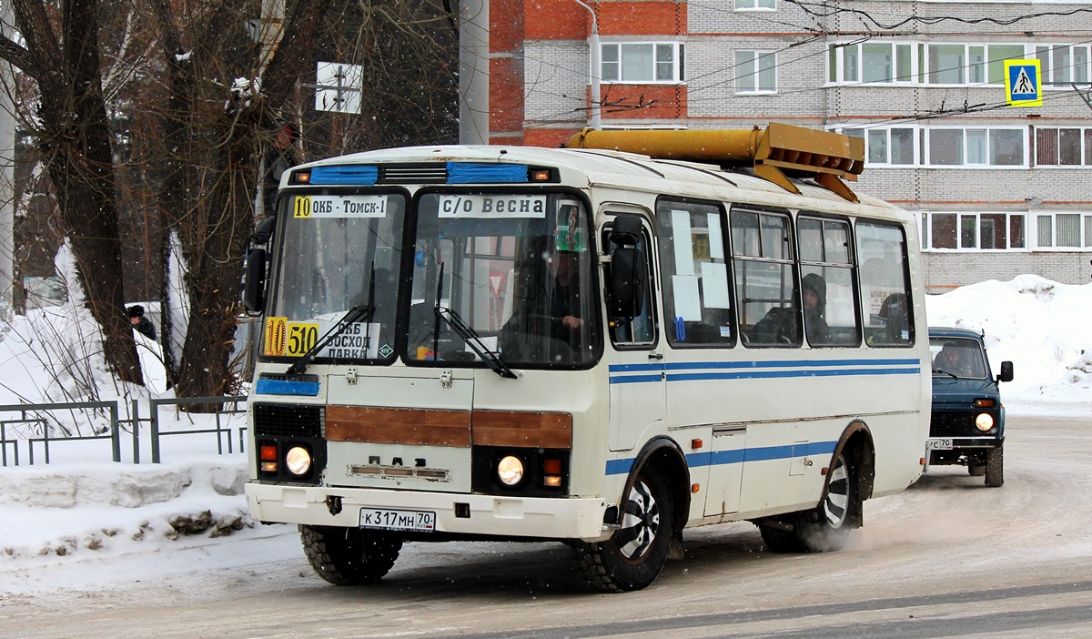 Томская область, ПАЗ-32054 № К 317 МН 70