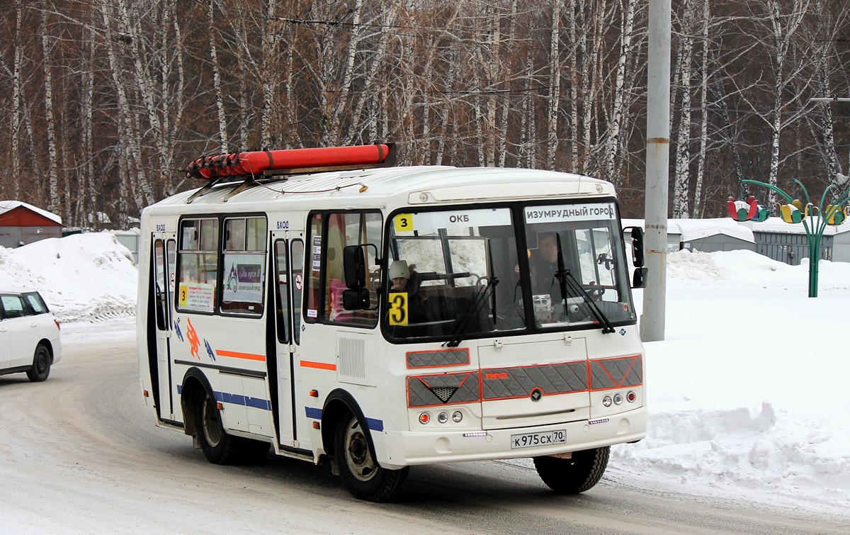 Томская область, ПАЗ-32054 № К 975 СХ 70