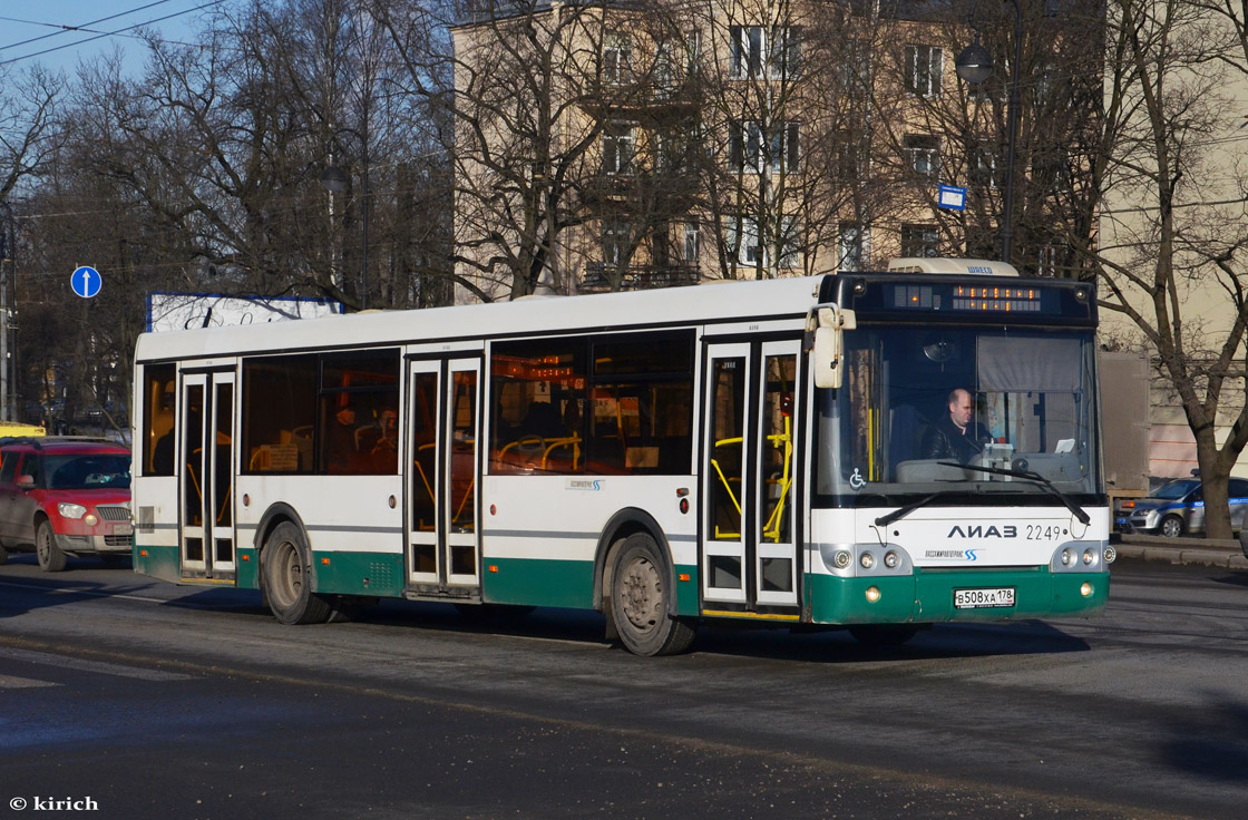 Санкт-Петербург, ЛиАЗ-5292.60 № 2249