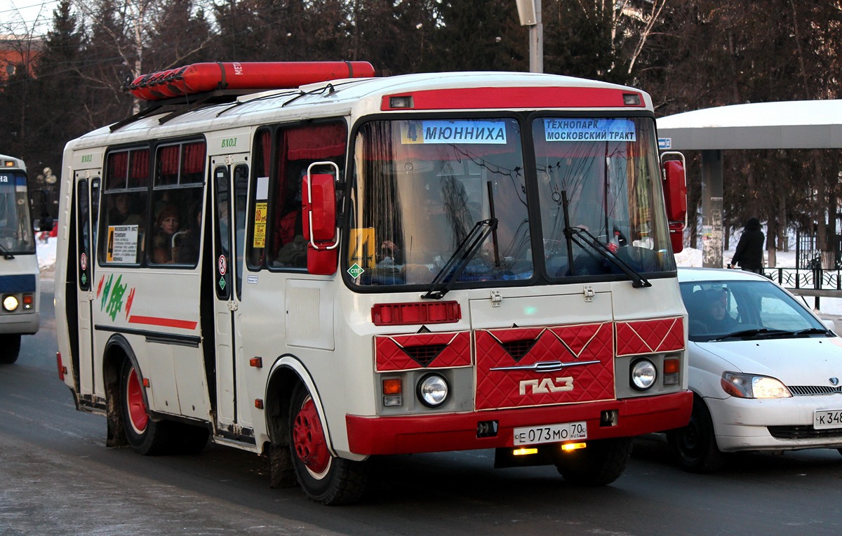 Томская область, ПАЗ-32054 № Е 073 МО 70