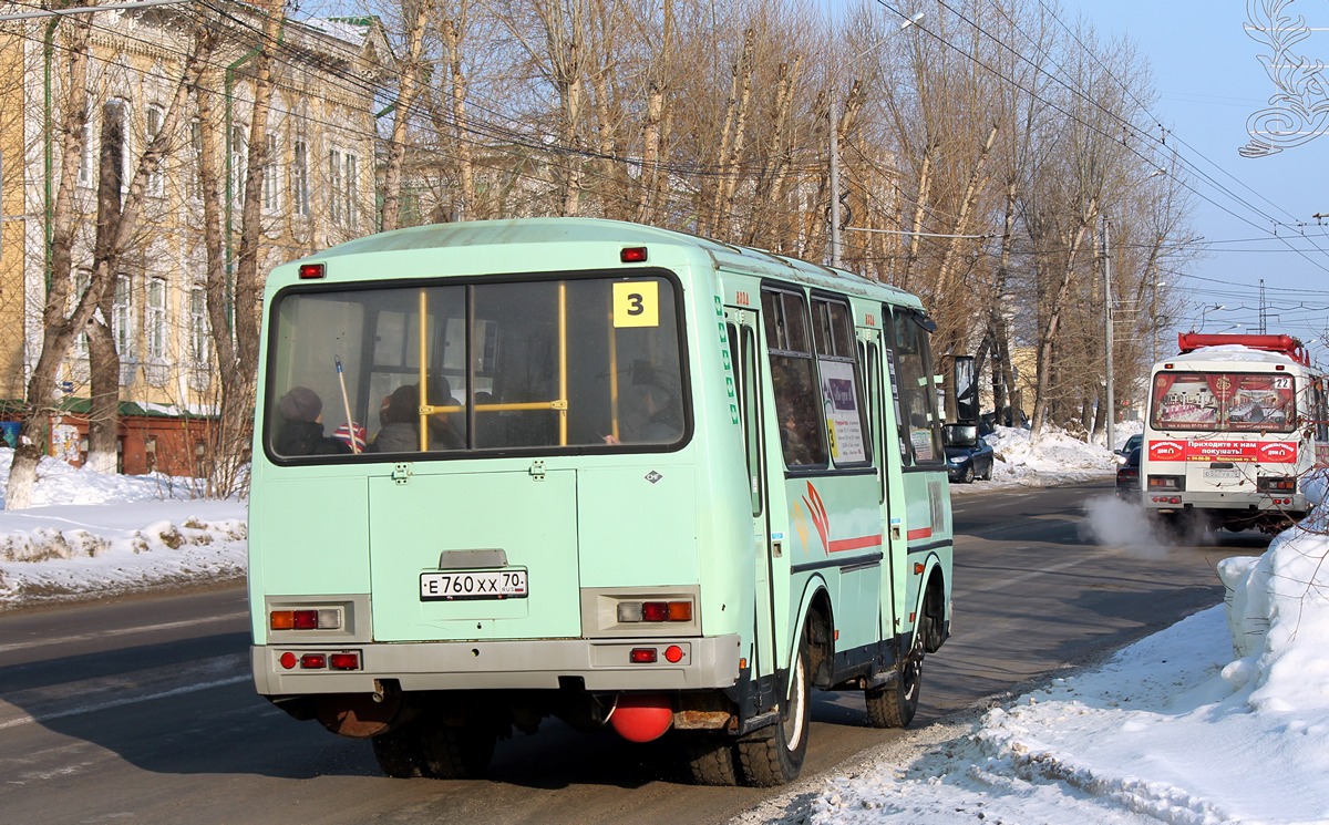 Томская область, ПАЗ-32054 № Е 760 ХХ 70