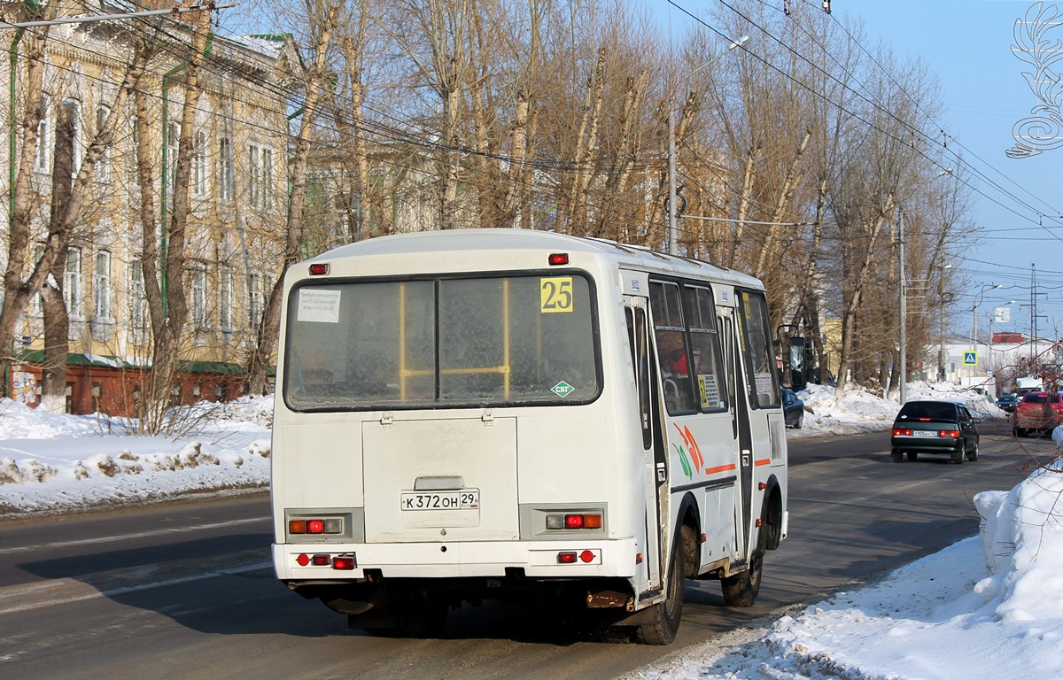 Томская область, ПАЗ-32054 № К 372 ОН 29