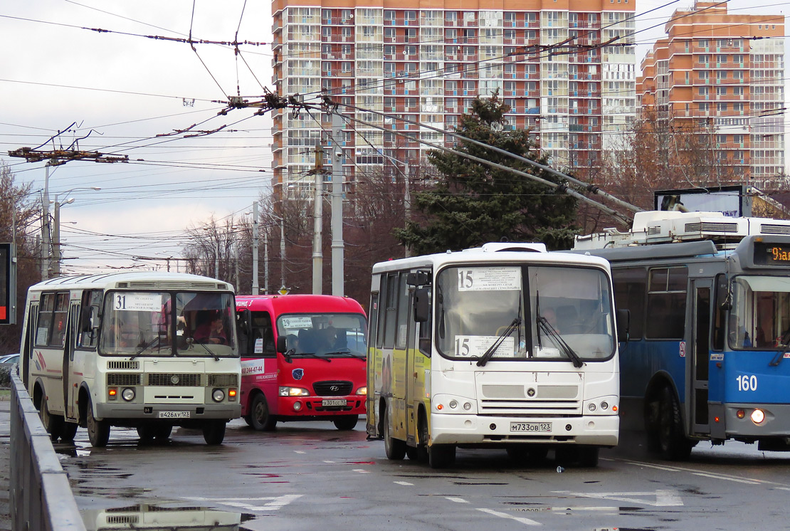 Краснодарский край, ПАЗ-320302-08 № М 733 ОВ 123