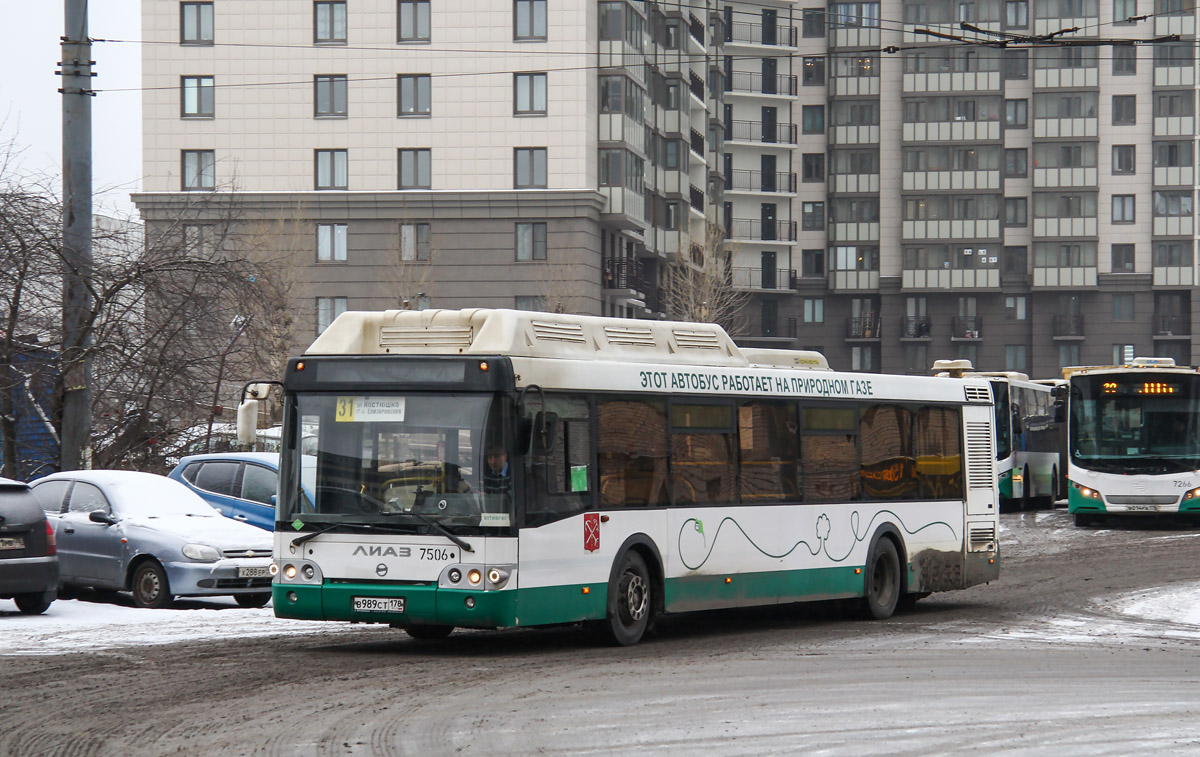 Санкт-Петербург, ЛиАЗ-5292.71 № 7506