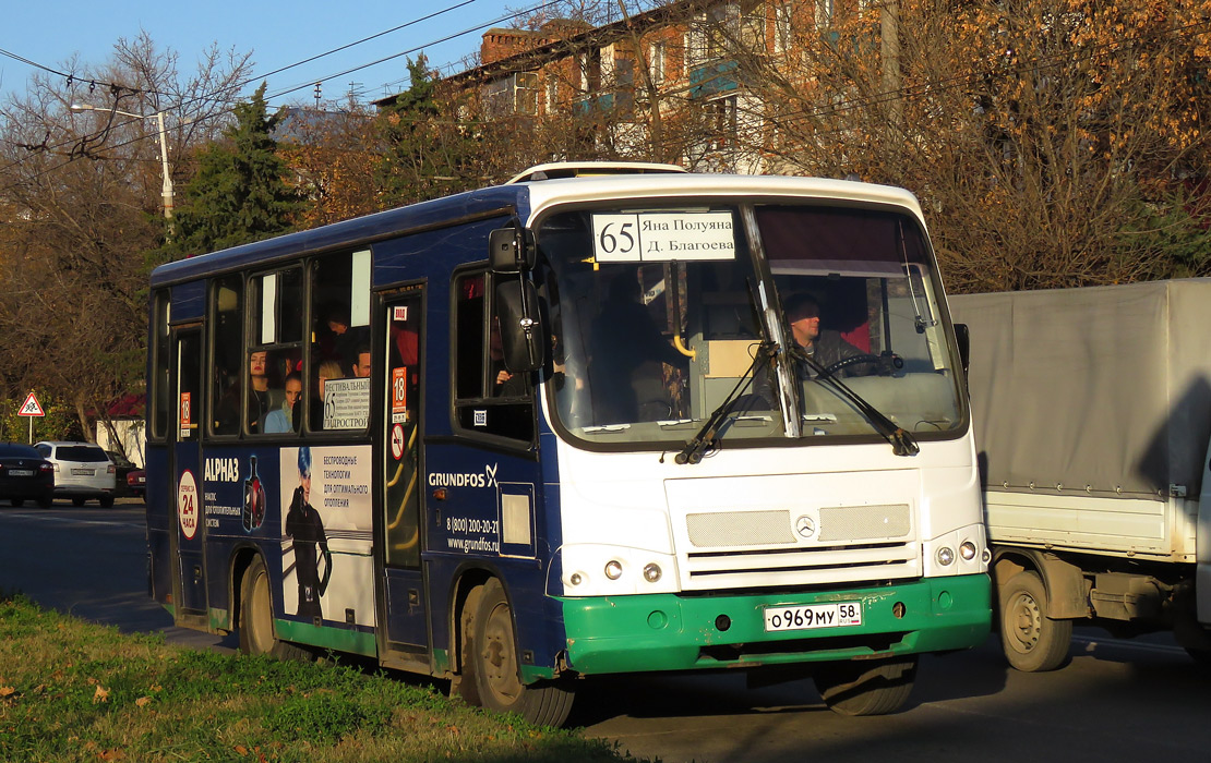 Krasnodar region, PAZ-320402-03 č. О 969 МУ 58