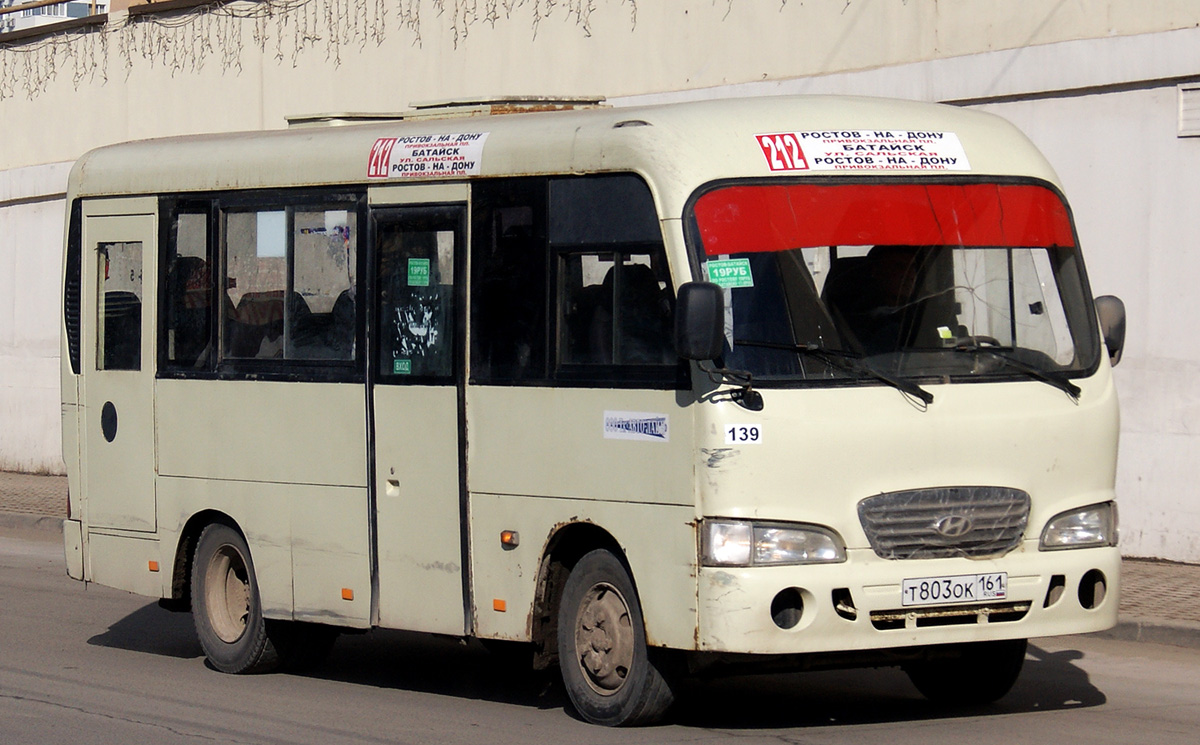 Ростовская область, Hyundai County SWB C08 (РЗГА) № 139