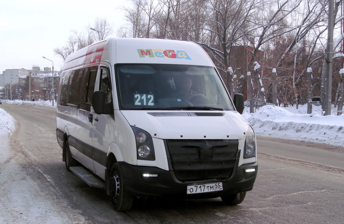 Омская область, БТД-2219 (Volkswagen Crafter) № О 717 ТМ 55