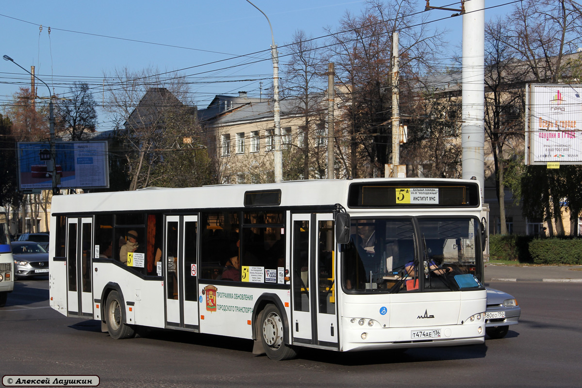 Воронежская область, МАЗ-103.465 № Т 474 АЕ 136