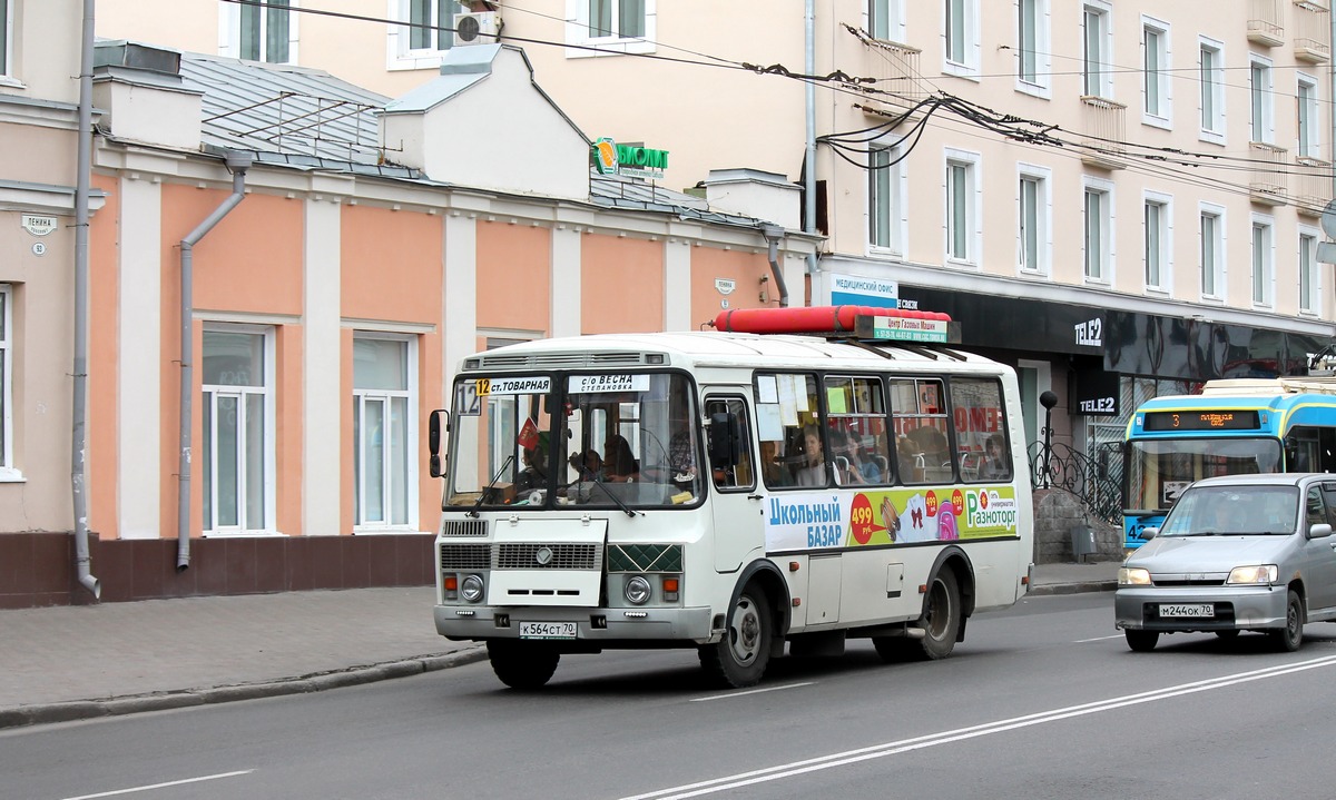 Томская область, ПАЗ-32054 № К 564 СТ 70