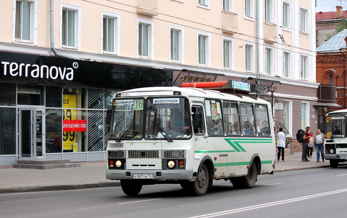 Томская область, ПАЗ-32054 № Е 927 ТВ 70