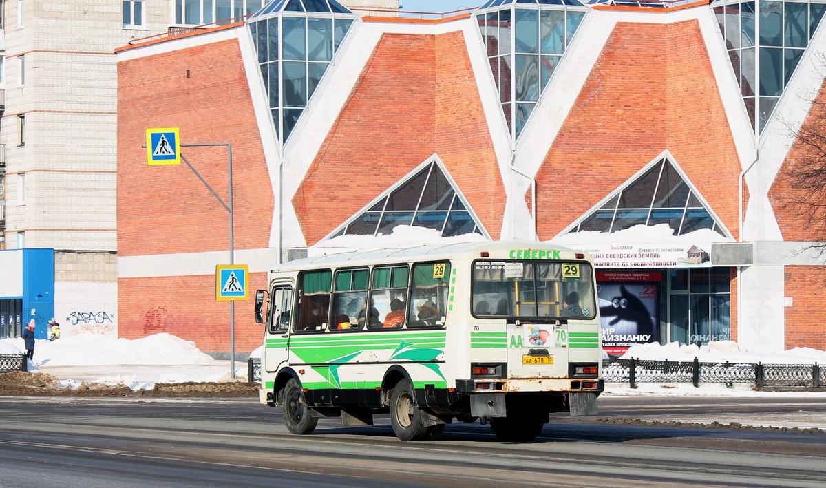 Томская область, ПАЗ-32054 № АА 678 70