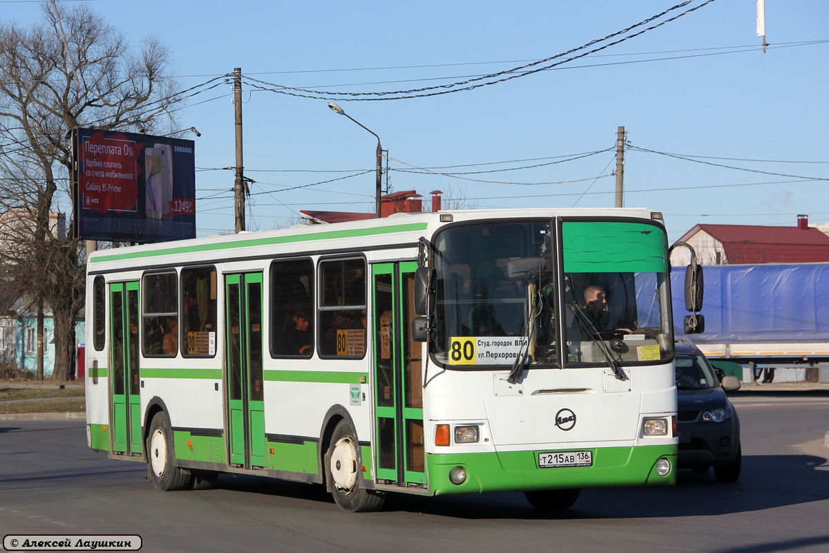 Воронежская область, ЛиАЗ-5256.35 № Т 215 АВ 136