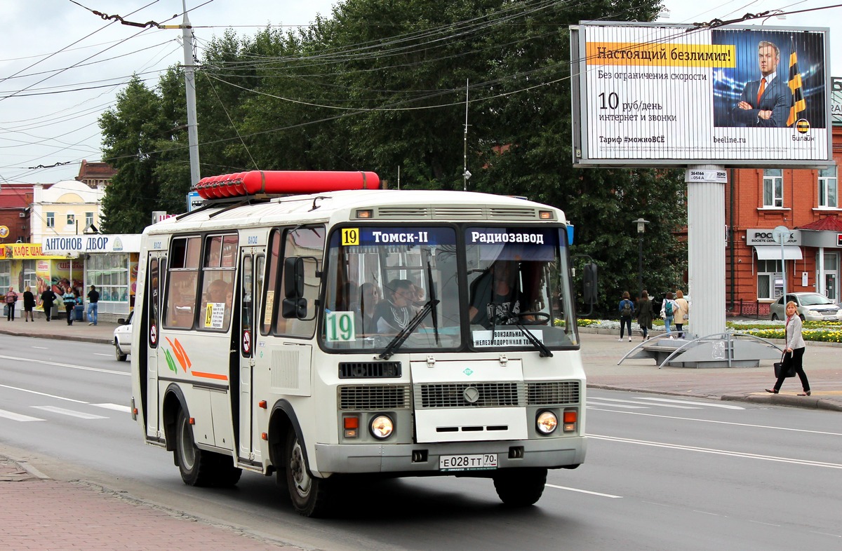 Томская область, ПАЗ-32054 № Е 028 ТТ 70