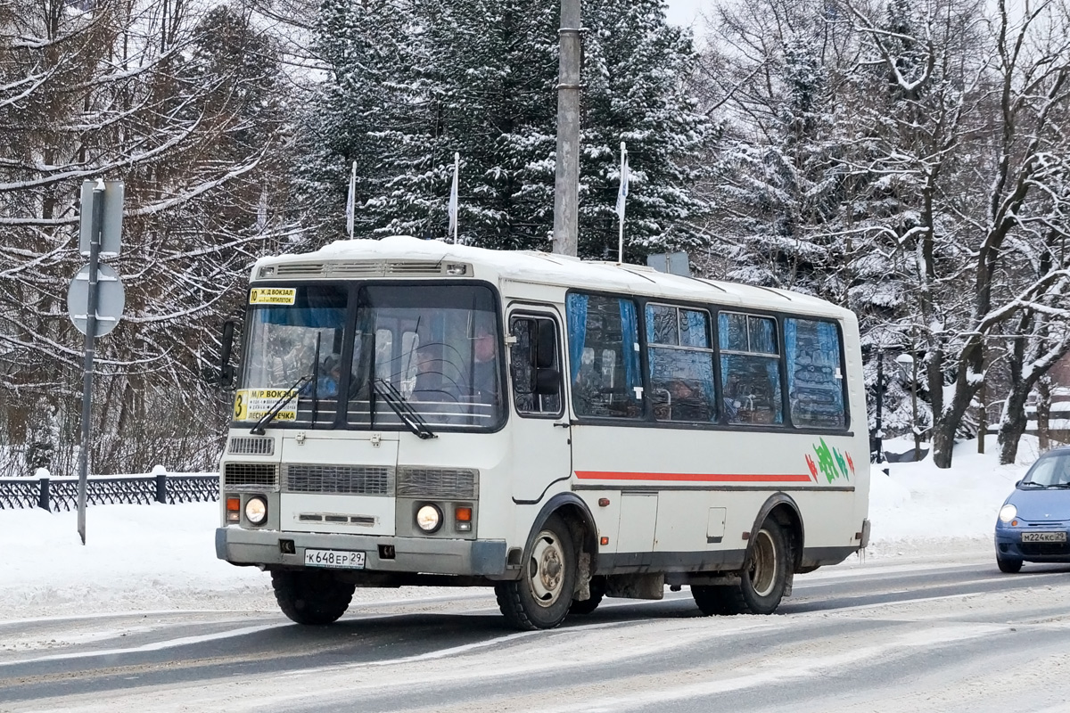 Архангельская область, ПАЗ-32054 № К 648 ЕР 29