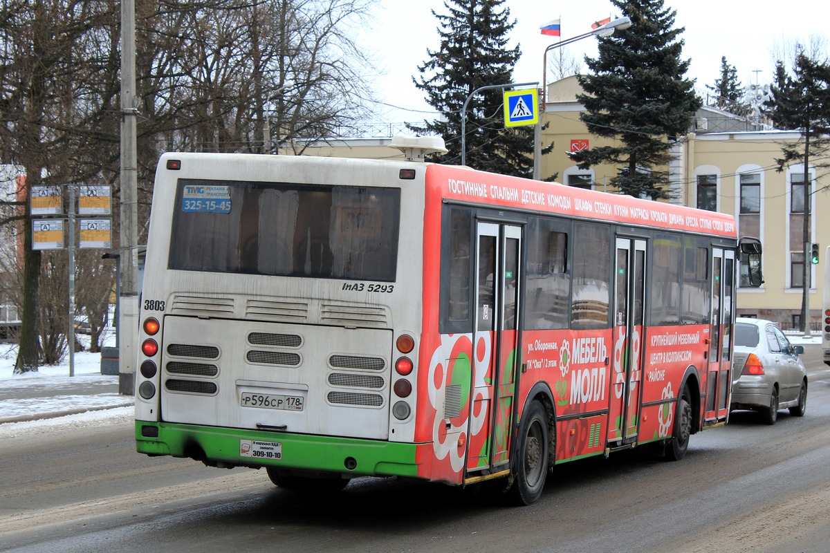 Санкт-Петербург, ЛиАЗ-5293.60 № 3803